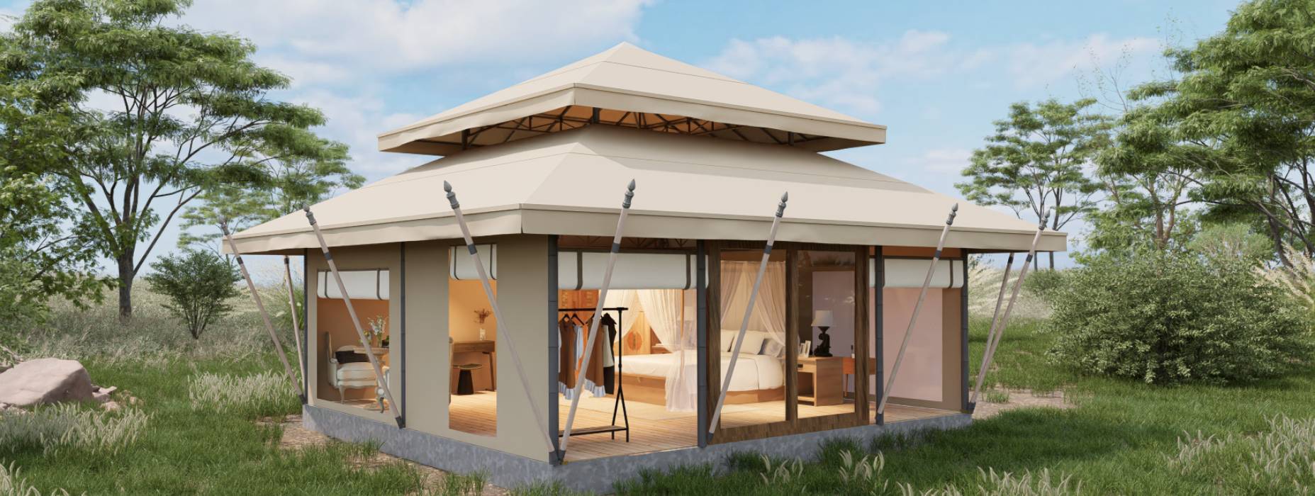 西市区户外野奢帐篷